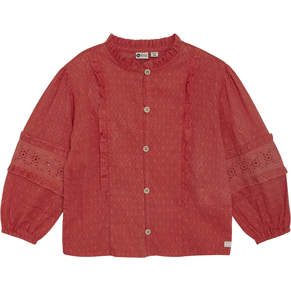 Blouse ruffle (baked apple)