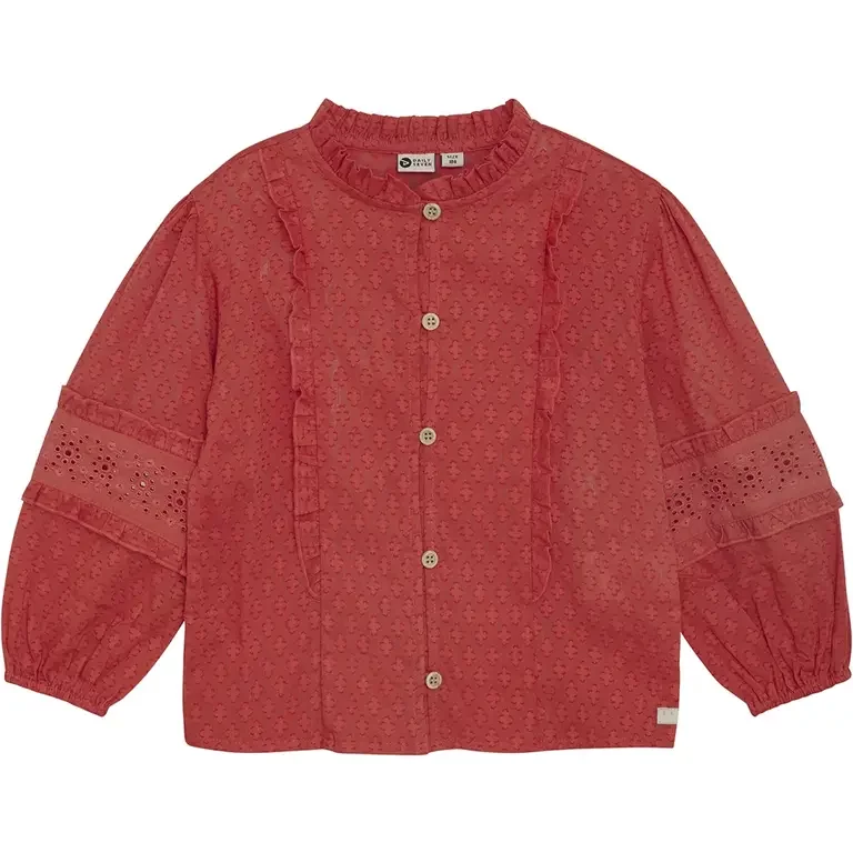 Blouse ruffle (baked apple)