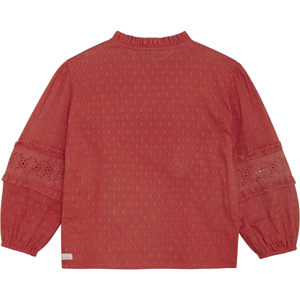 Blouse ruffle (baked apple)