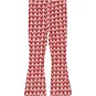 Daily7 Broek badstof flared heart (pale mauve)