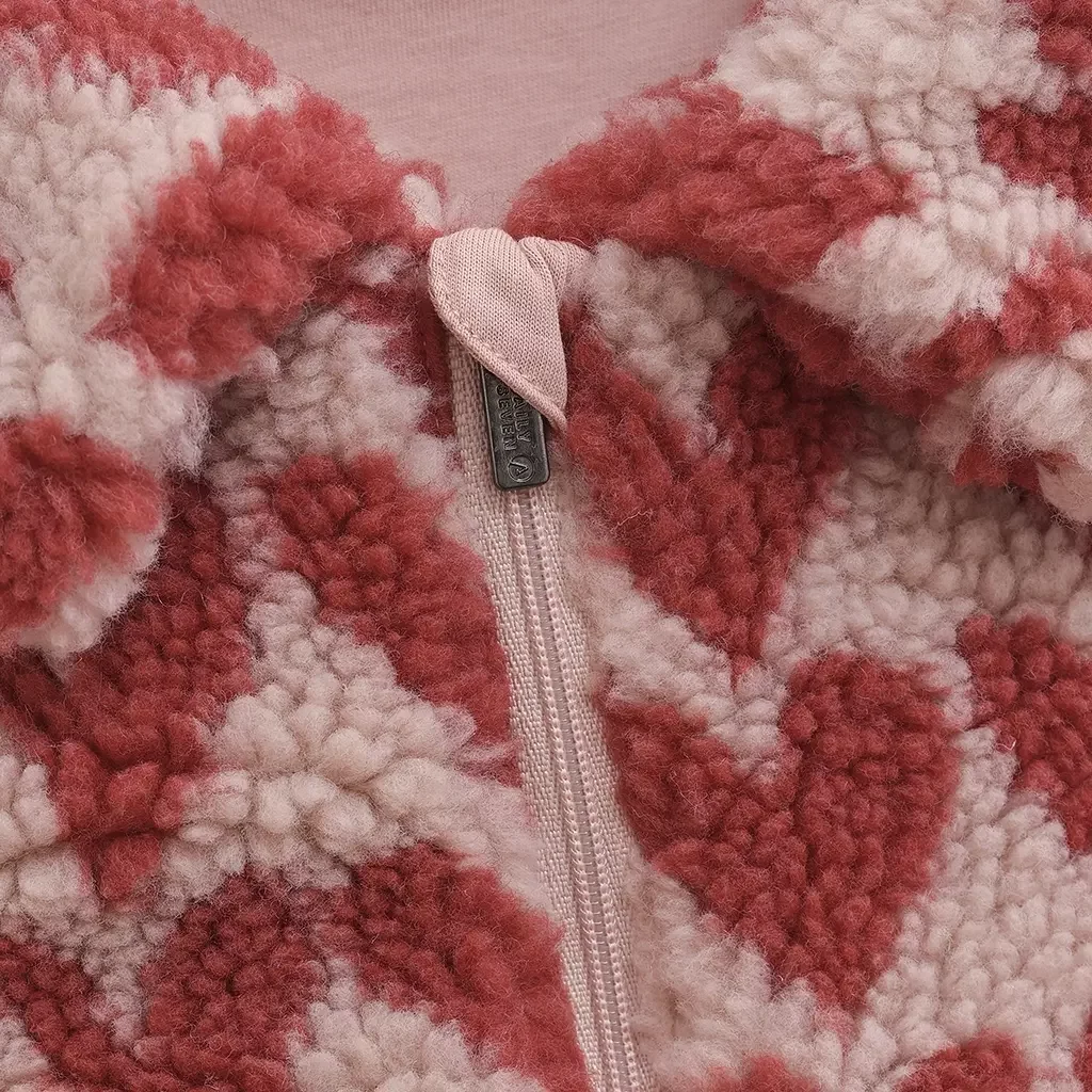 Jasje teddy heart (pale mauve)