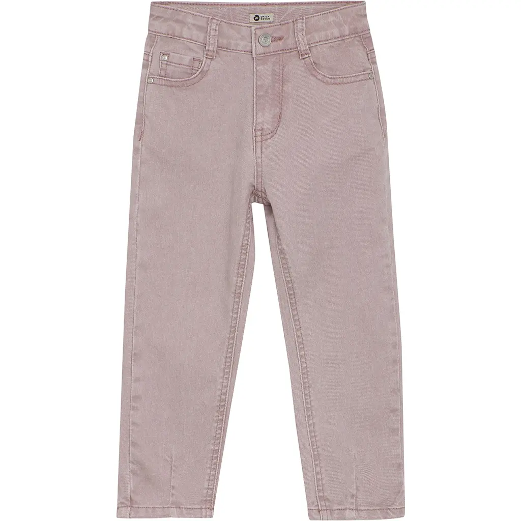 Spijkerbroek mom fit (pale mauve)