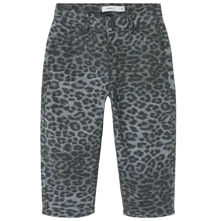 Jeans MOM FIT Bella (night owl grey leopard)