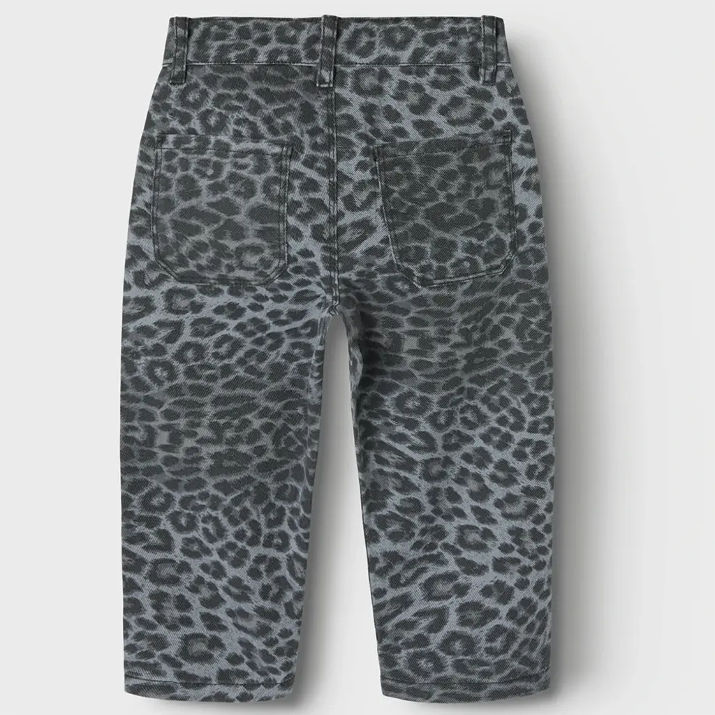 Jeans MOM FIT Bella (night owl grey leopard)