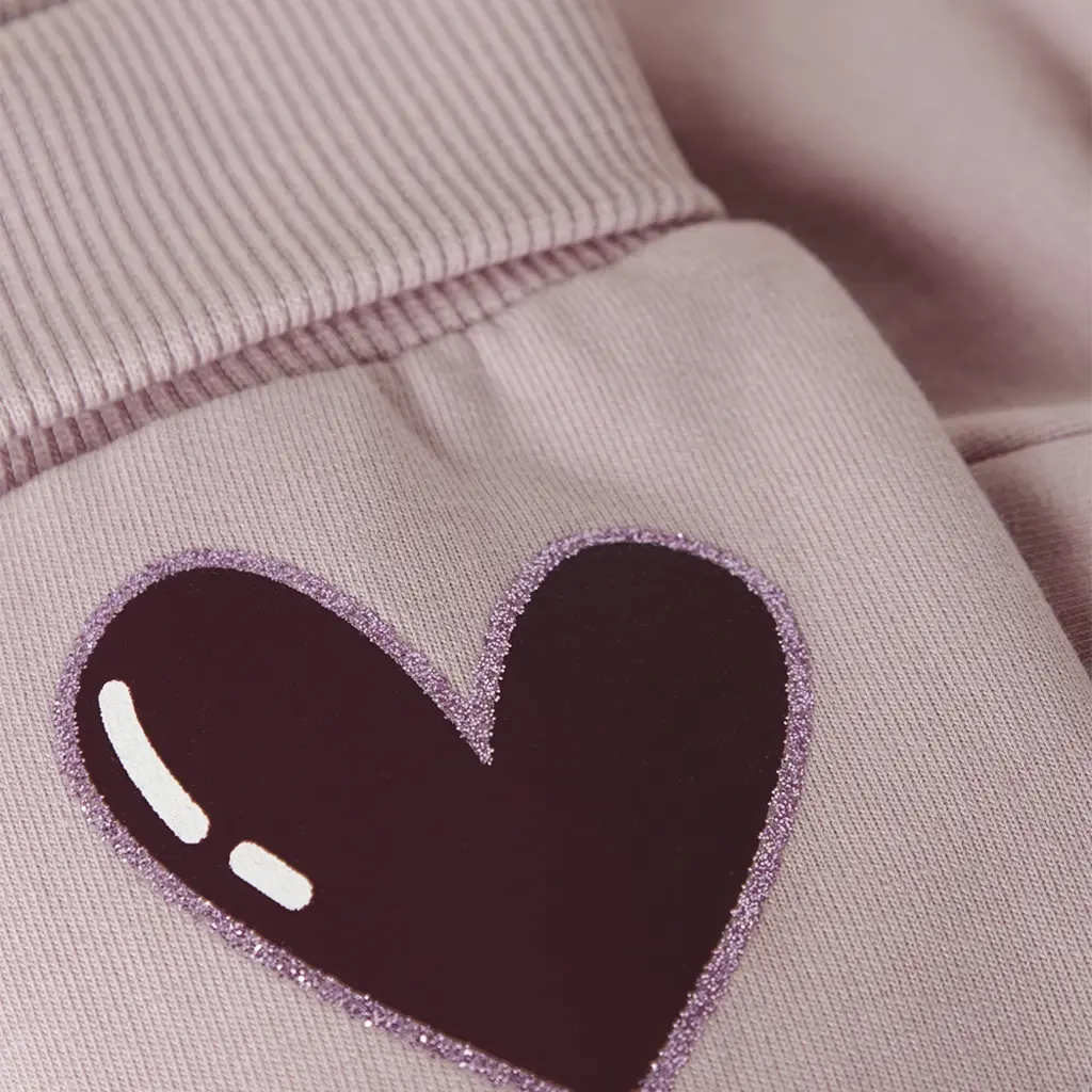 Joggingbroekje Vrillie (burnished lilac heart)