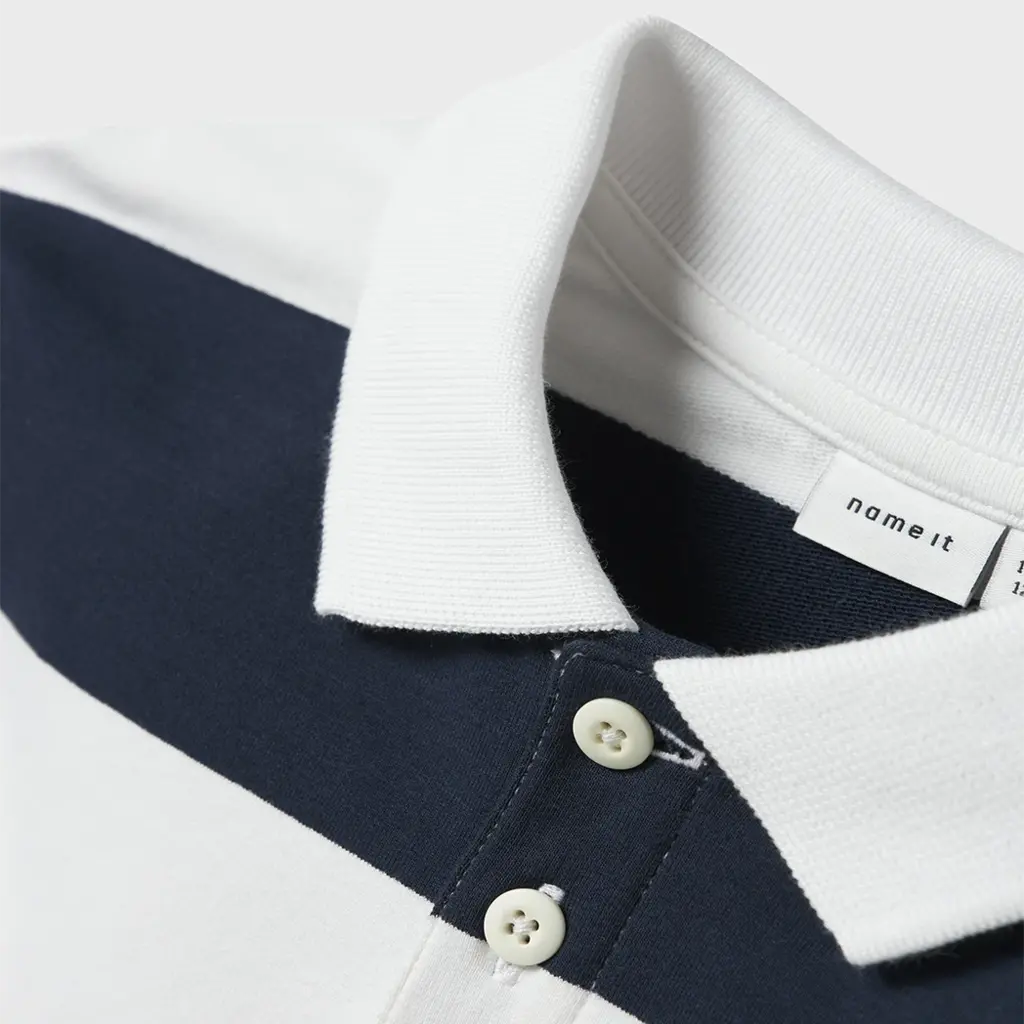 Trui polo Leopold (bright white)