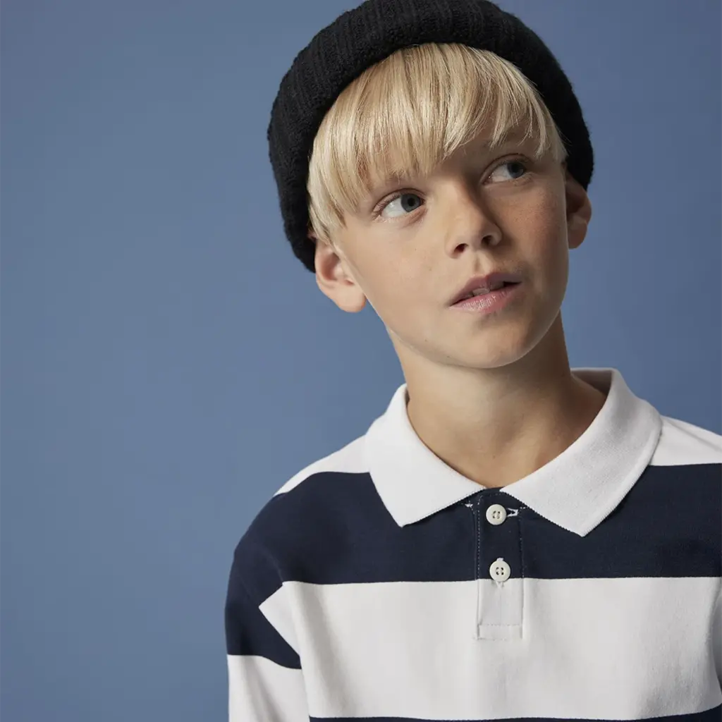 Trui polo Leopold (bright white)