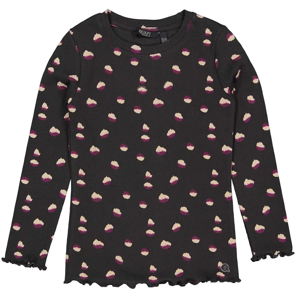 Longsleeve Zala (aop black animal)