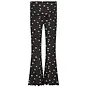 Quapi Broek Zev flared (aop black animal)