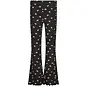Quapi Broek Zev flared (aop black animal)