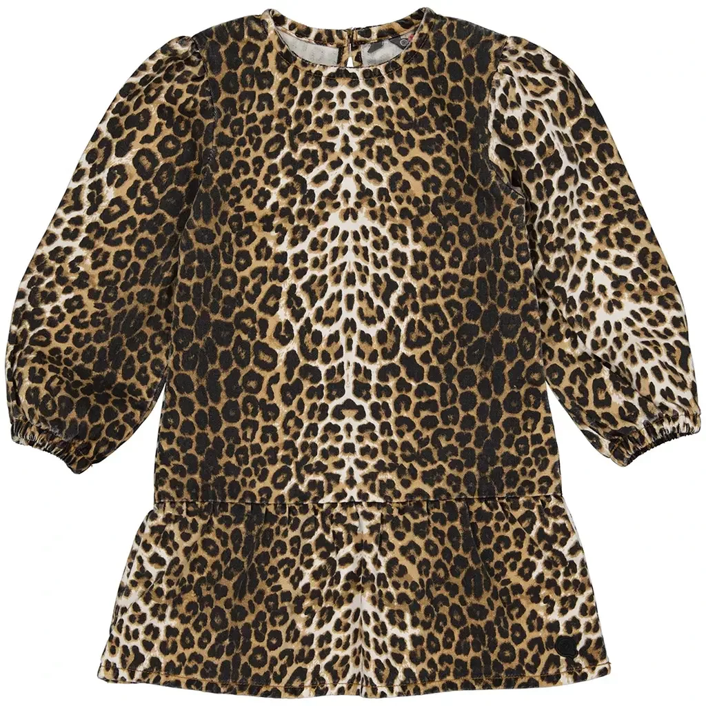 Jurk Zaffi (aop brown animal)
