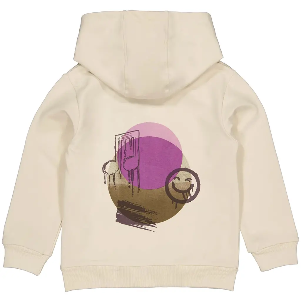 Trui hoodie Zeeger (white merble)