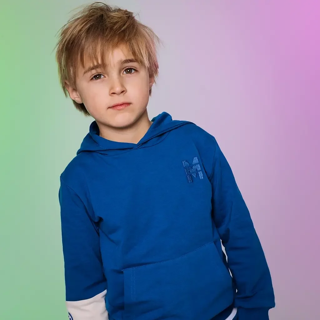 Trui hoodie Zachary (blue)