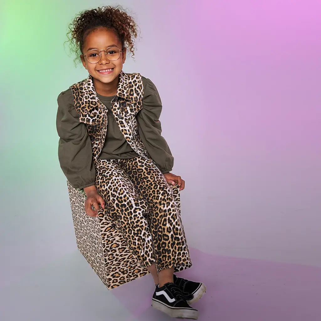 Gilet Zelia (aop brown animal)