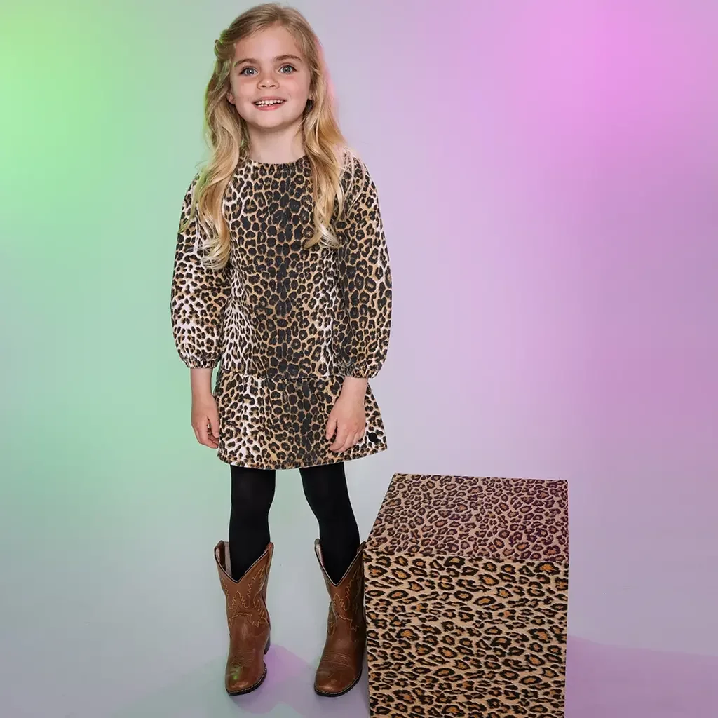 Jurk Zaffi (aop brown animal)