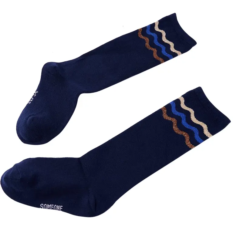 Kniesokken Rita (navy)