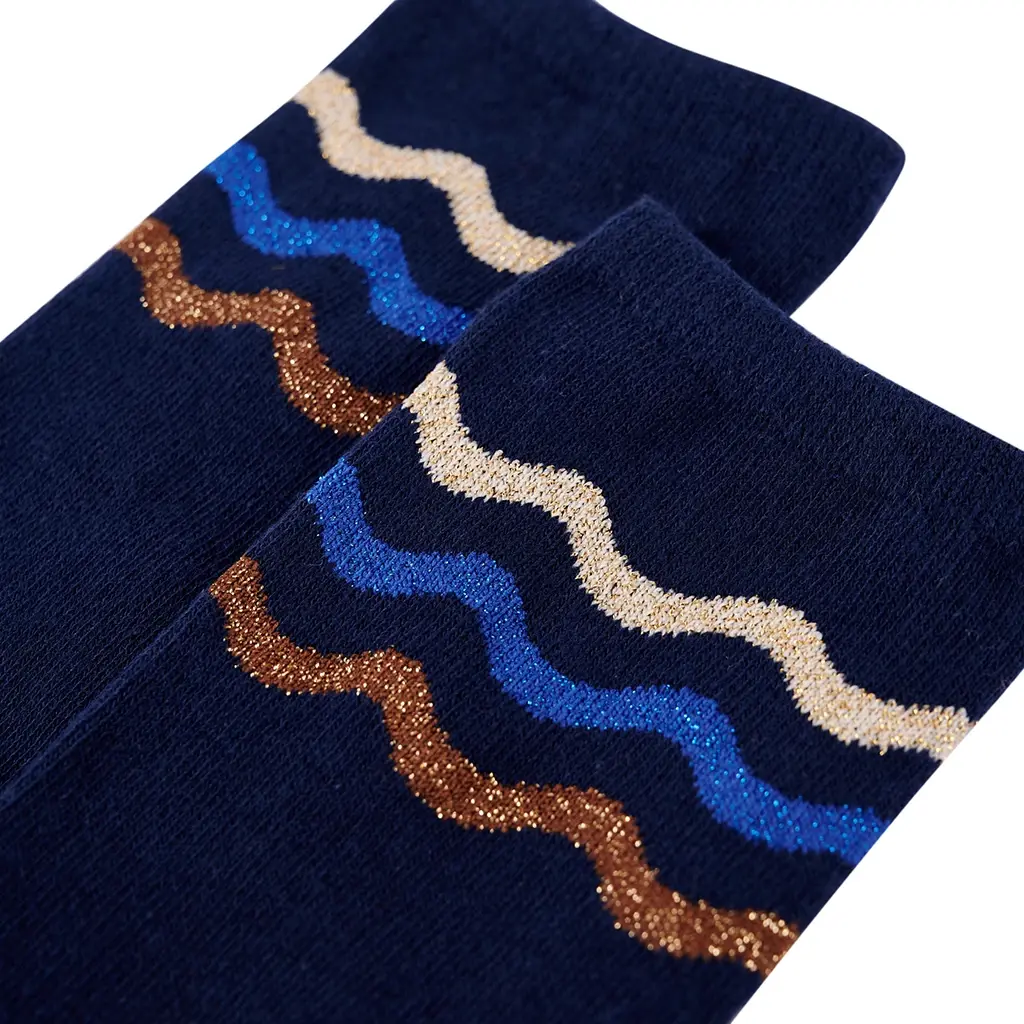 Kniesokken Rita (navy)