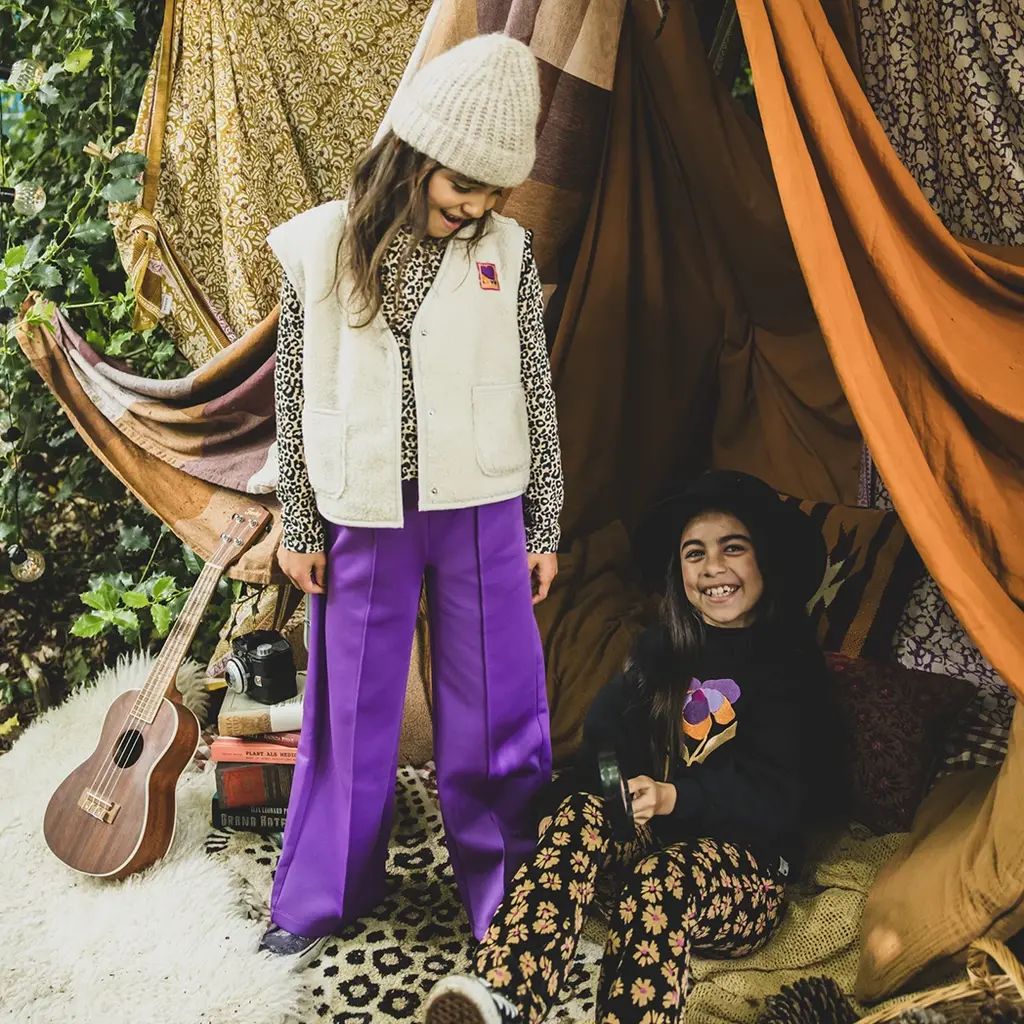 Gilet teddy (dove white)