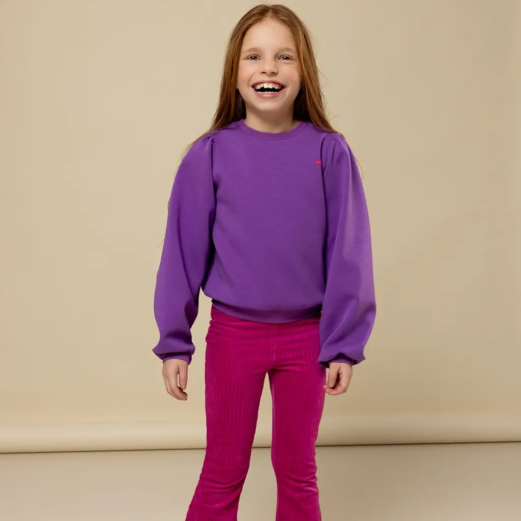 Broek velvet rib (magenta pink)
