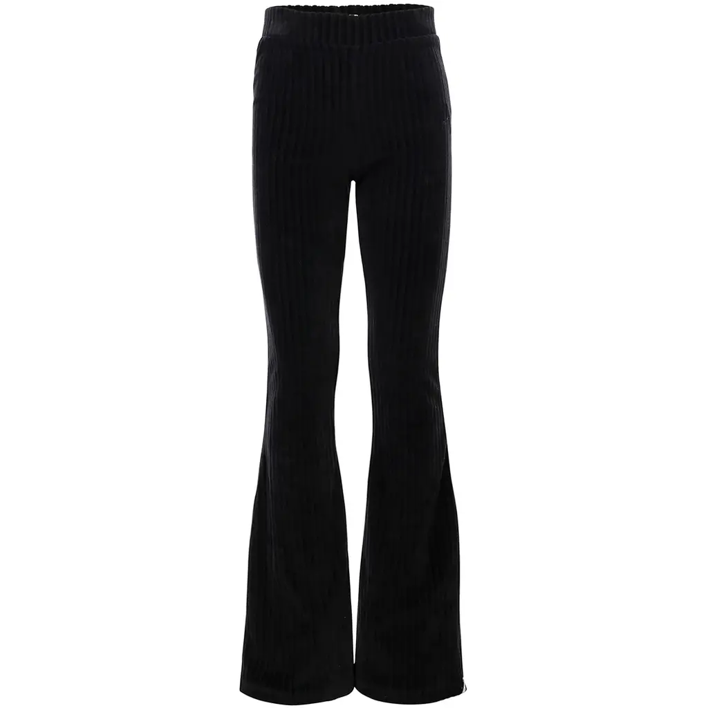 Broek flared velvet (graphite)