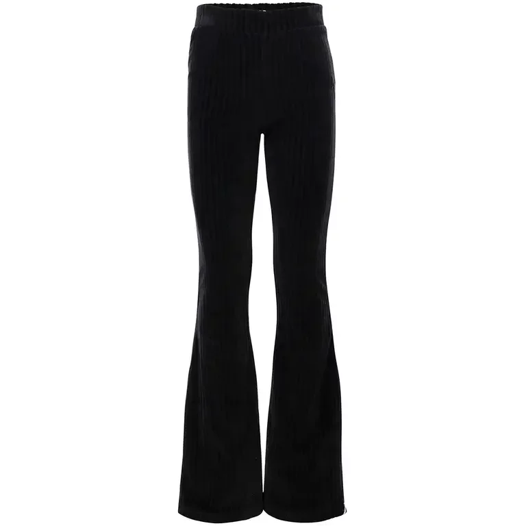 Broek flared velvet (graphite)
