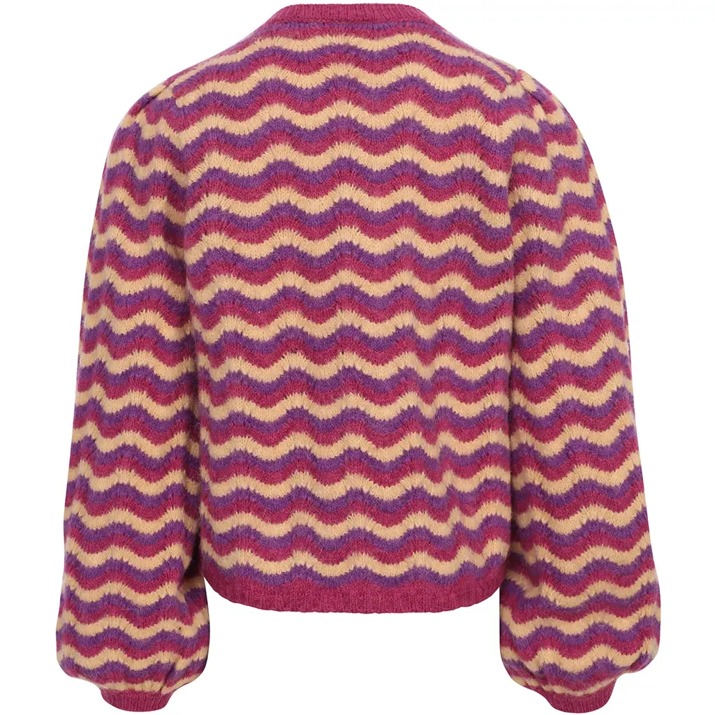 Gebreide trui (multi stripe)