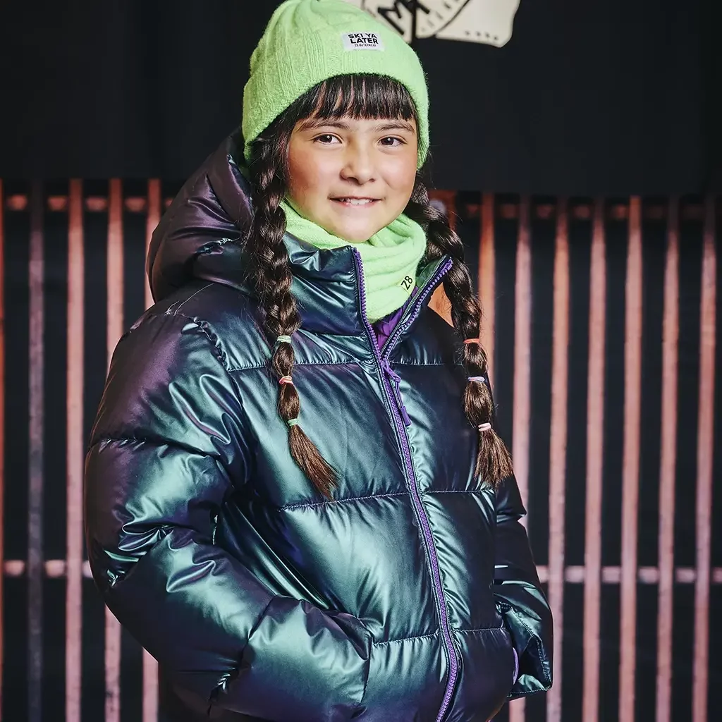 Winterjas Melita (metallic disco)