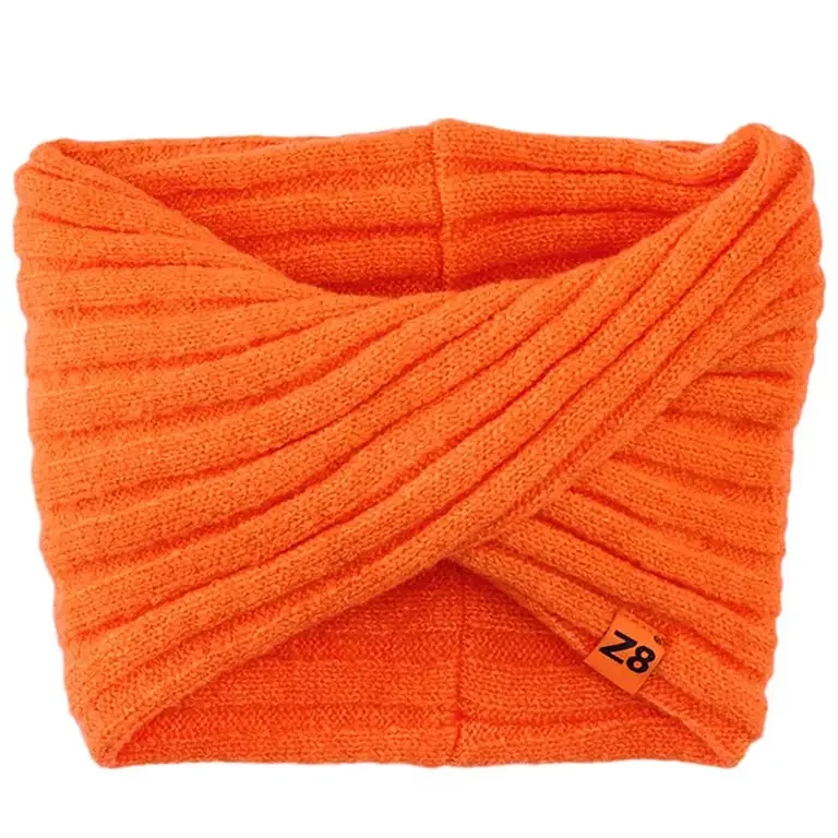 Gebreide sjaal Indi (orange tiger)