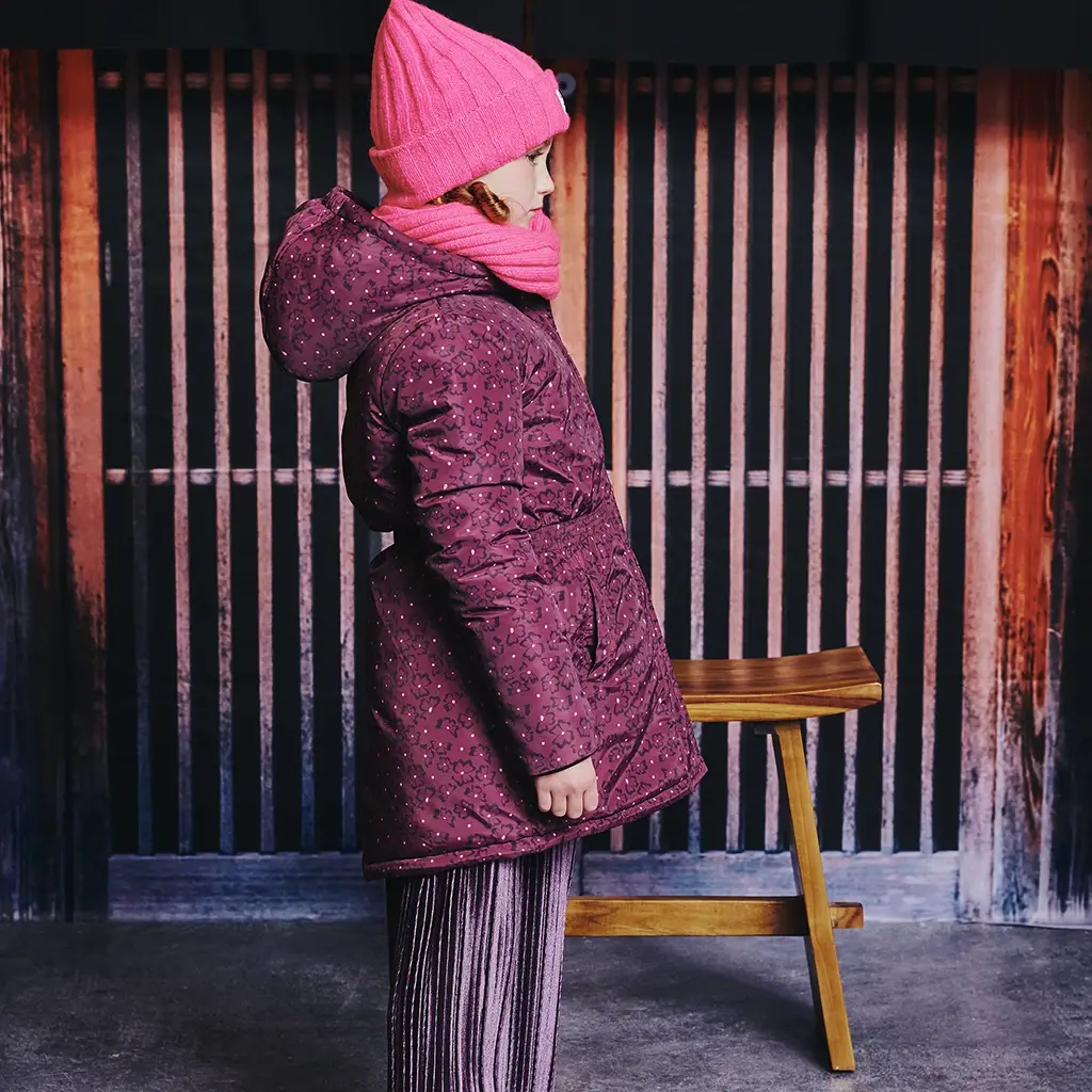 Gebreide muts Rune (neon pink)