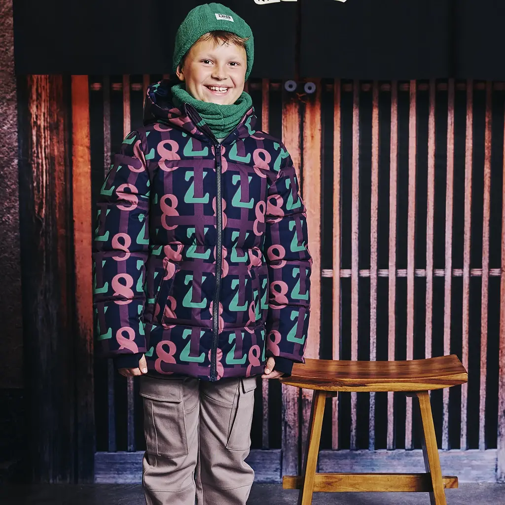 Gebreide sjaal Indi (jelly bean)