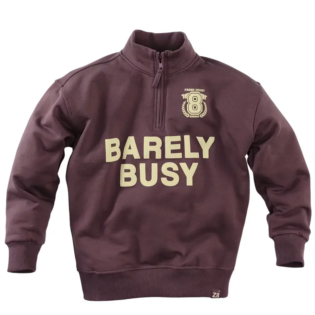 Schipperstrui rits Niran (frosted plum)