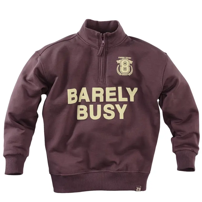 Schipperstrui rits Niran (frosted plum)