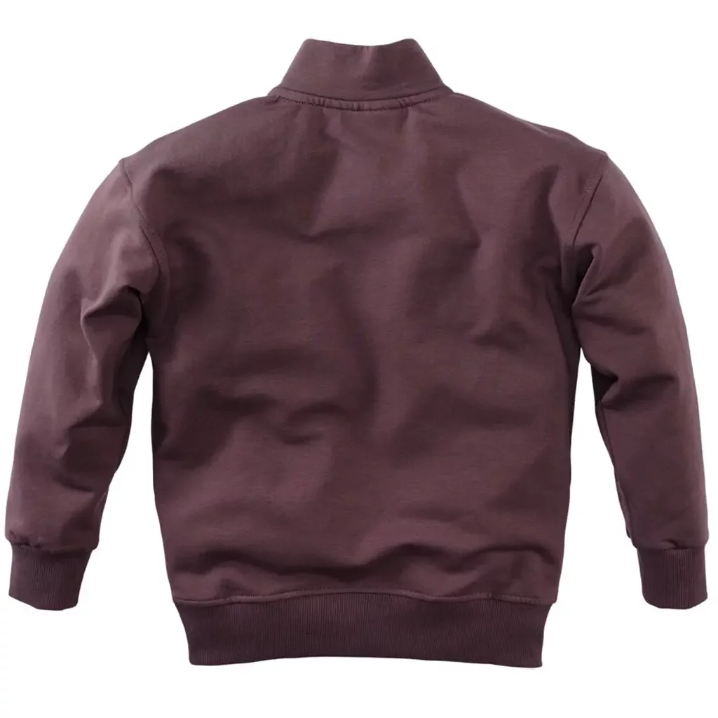 Schipperstrui rits Niran (frosted plum)