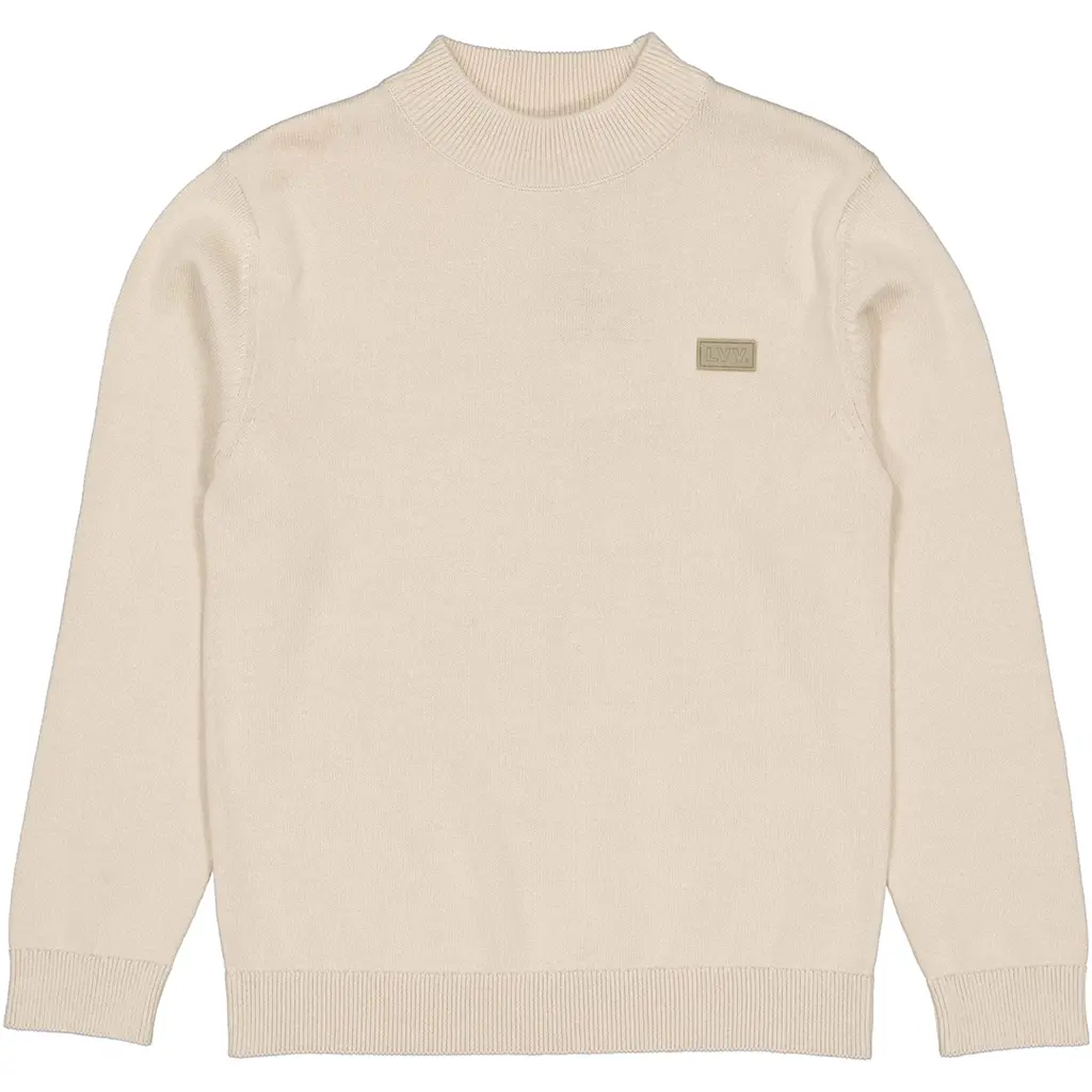 Fijn gebreide trui Viper (oatmeal)