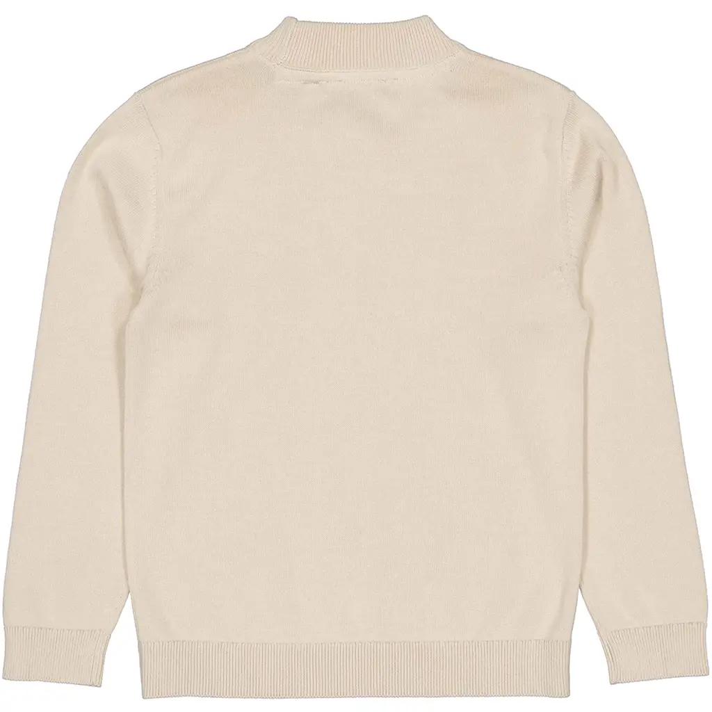 Fijn gebreide trui Viper (oatmeal)