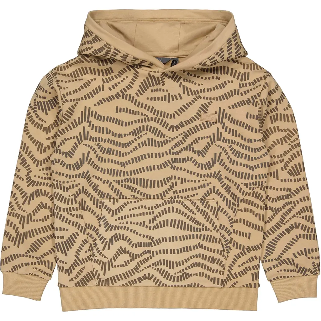 Trui hoodie Vince (aop sand graphic)
