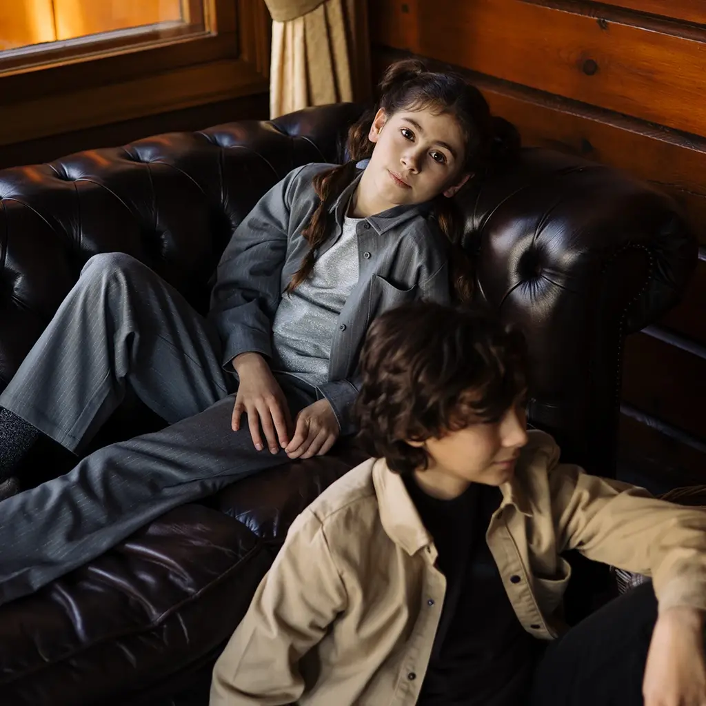 Blouse Tiffany (aop grey stripe)