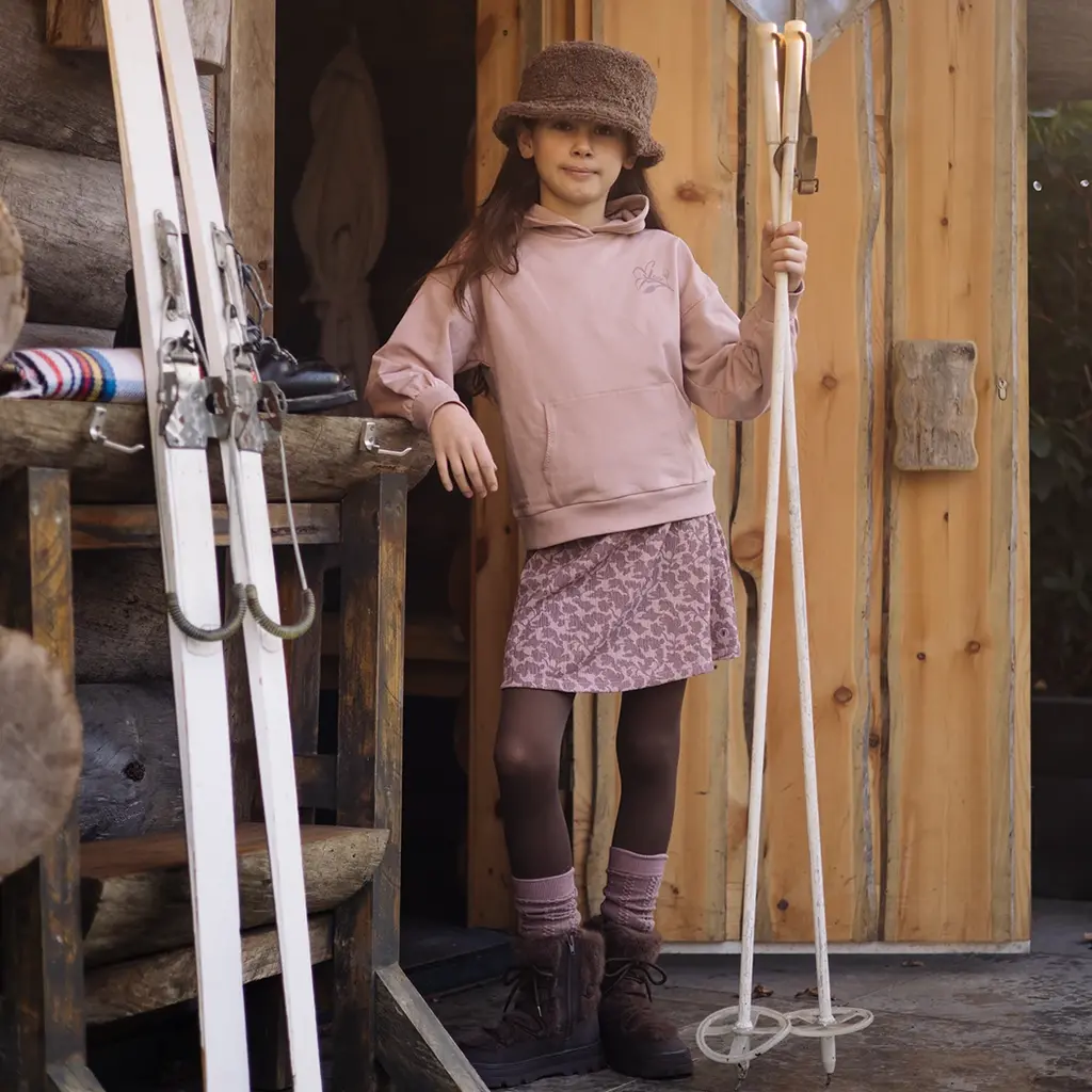 Trui hoodie Teske (light mauve)