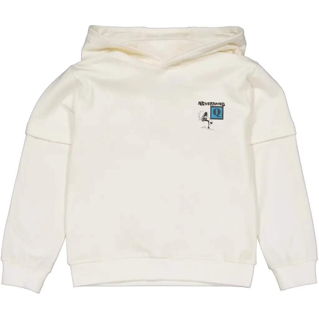Trui hoodie Heath (ivory white)