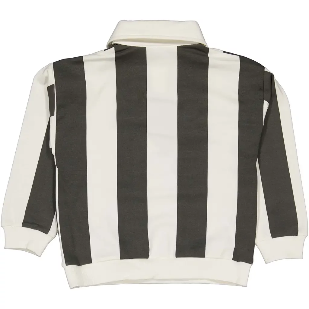 Trui Harman oversized (aop dark green stripe)