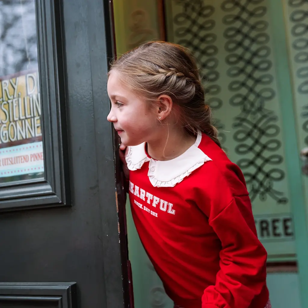 Trui Harriet (cherry red)