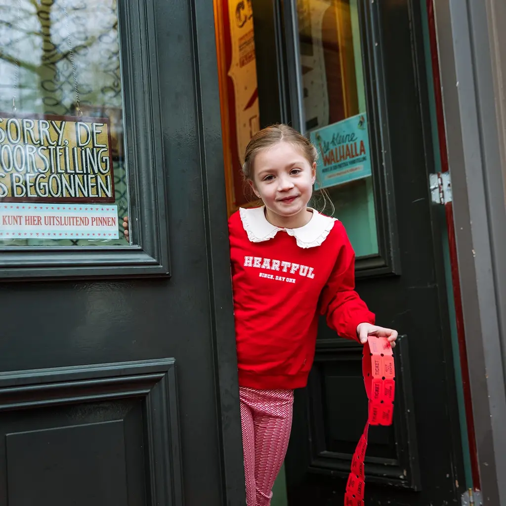 Trui Harriet (cherry red)