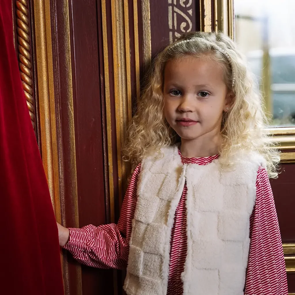 Jurk Haia (aop red stripe)