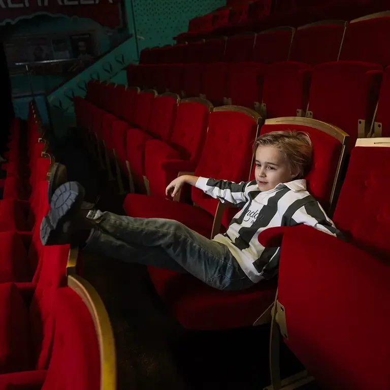 Trui Harman oversized (aop dark green stripe)