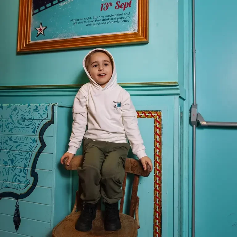 Trui hoodie Heath (ivory white)