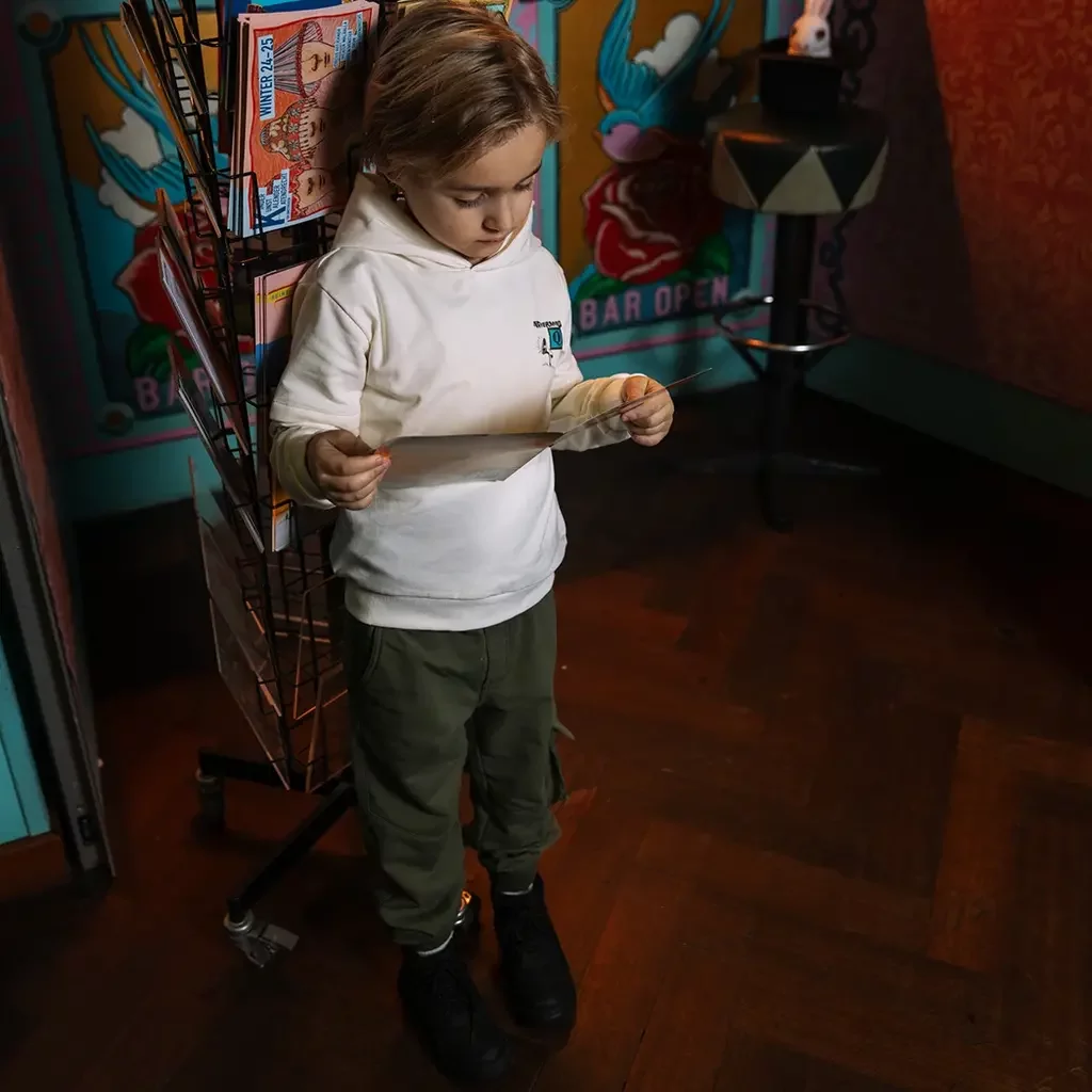 Trui hoodie Heath (ivory white)