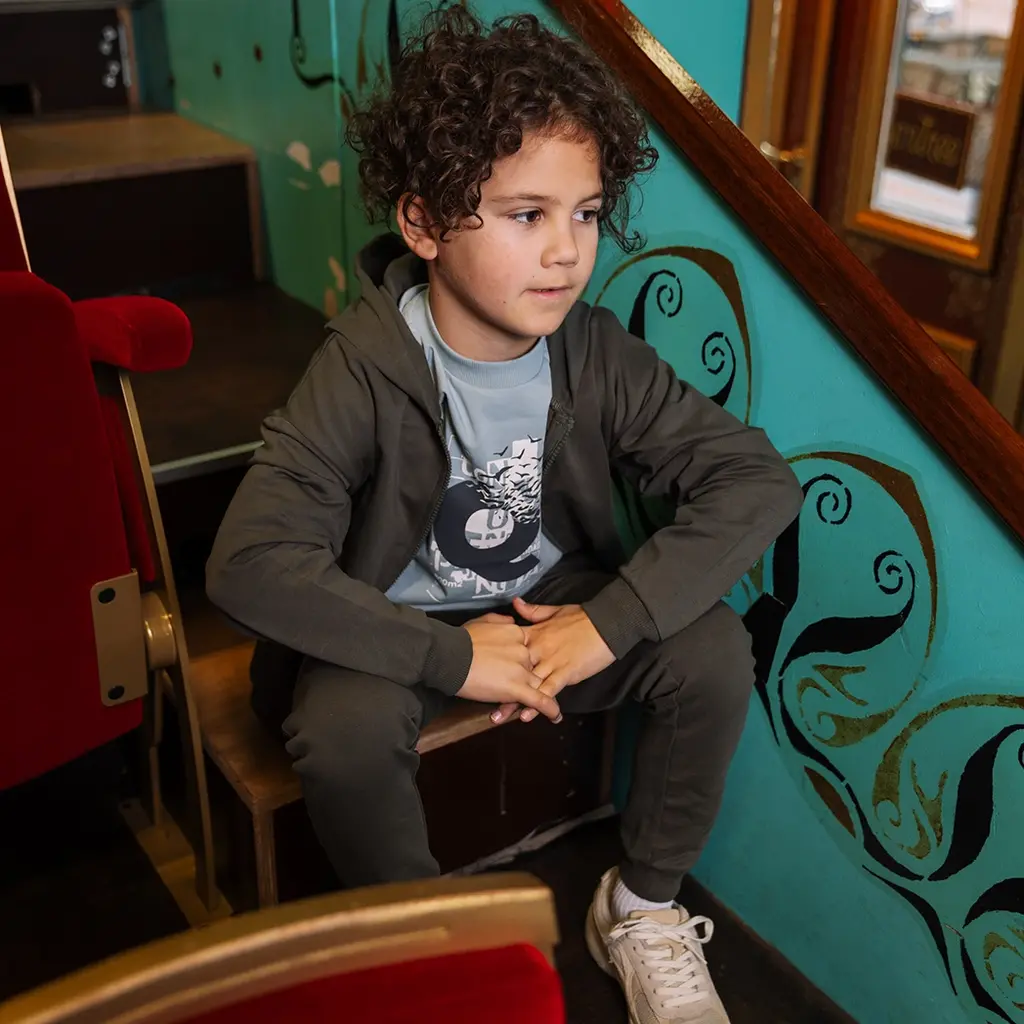 Longsleeve Haig (blue grey)