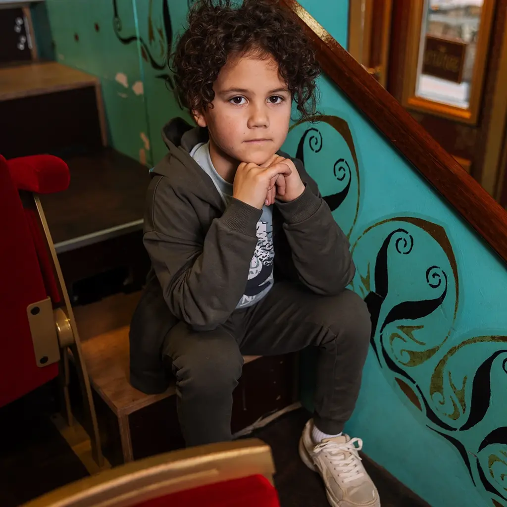 Longsleeve Haig (blue grey)