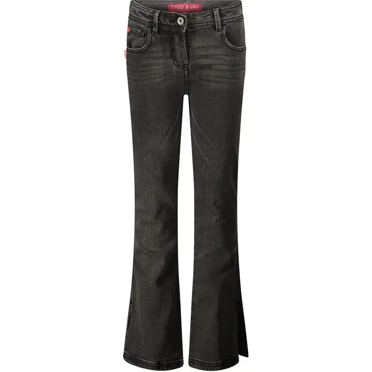 Jeans Poppy flared (mid grey denim)