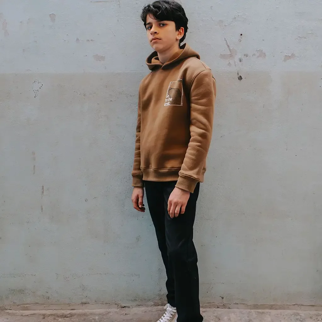 Trui hoodie Niall (otter)